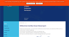 Desktop Screenshot of blue-ocean-wassersport.com