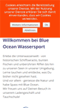 Mobile Screenshot of blue-ocean-wassersport.com